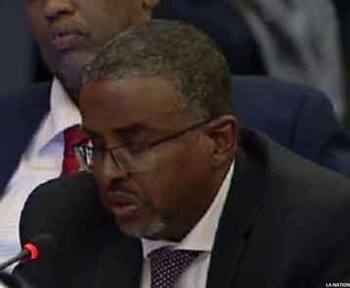 Moumin Ahmed Cheick, ministre de l’intérieur