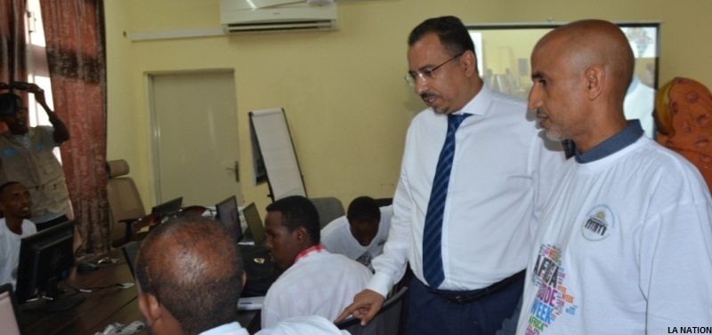 Présentation de l’atelier Code Week pour le suivi de la semaine « L’AFRICA CODE WEEK » à Djibouti
