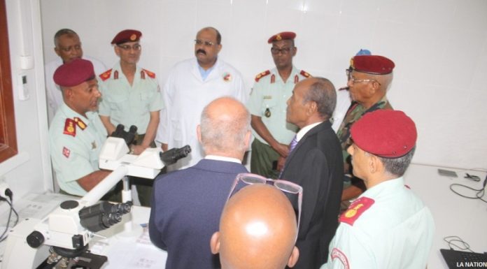 Hôpital militaire Omar Hassan Al Bachir inauguration labo hôpital OHB 2 (1)