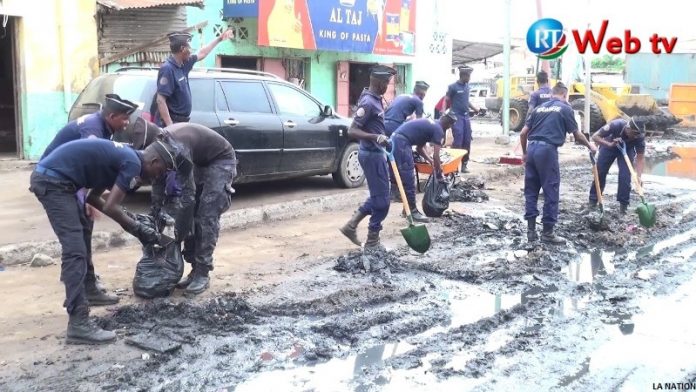 La gendarmerie nationale prête main forte aux sinistrés des inondations