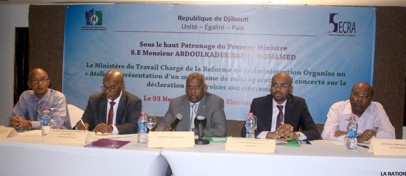 Le Premier ministre préside l’atelier de présentation du mécanisme de suivi-évaluation de la Déclaration du service au citoyen