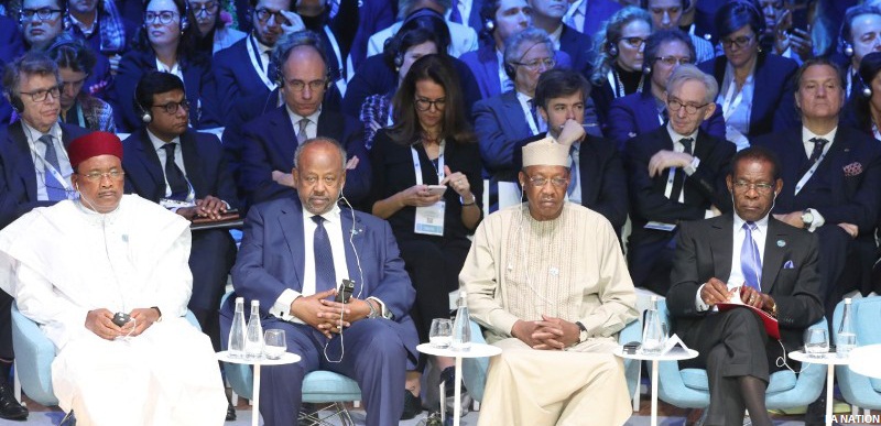 Le président de la République participe au forum de Paris sur la Paix