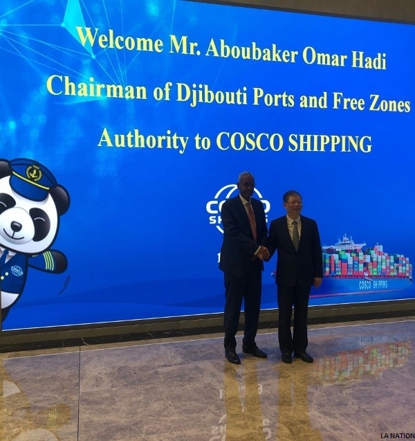 Rencontre entre le président de l’APZFD et le président de Cosco Shipping à Shanghai - Copie