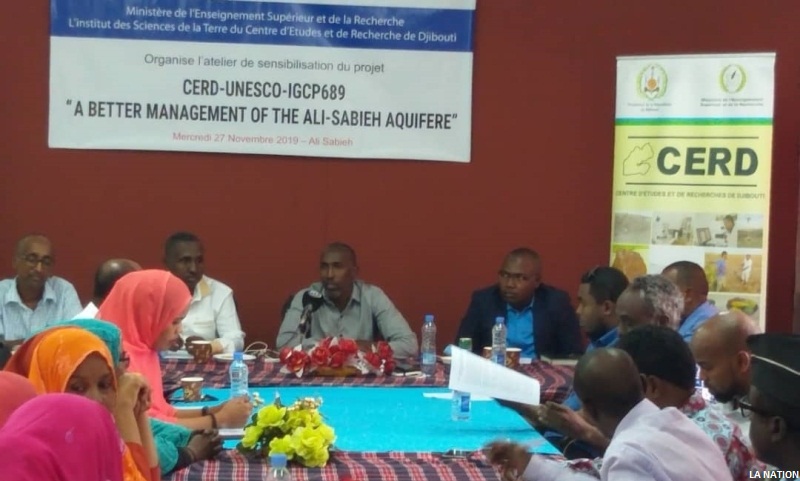 Atelier de lancement du projet CERD-UNESCO-PIG 689 ; Une meilleure gestion du système d’aquifères de la région d’Ali-Sabieh