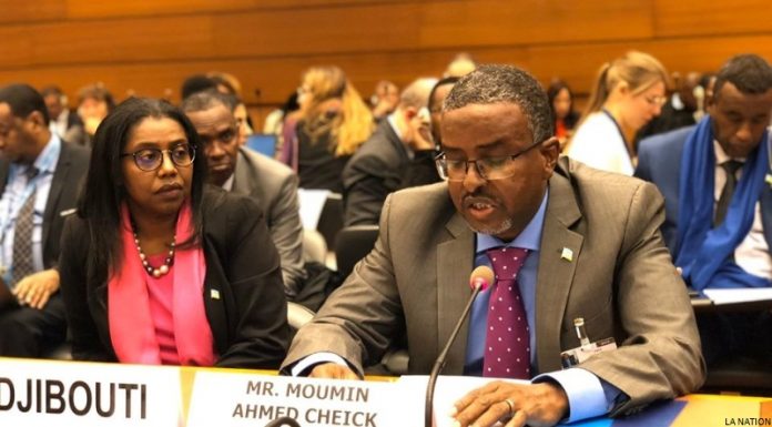 Moumin Ahmed Cheikh au premier forum mondial sur les réfugiés à Genève