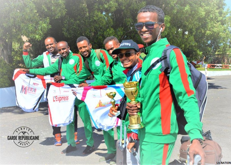 Retour de l’équipe de l’union des cyclistes ‘‘Douda’’ à Djibouti ; Un accueil triomphal