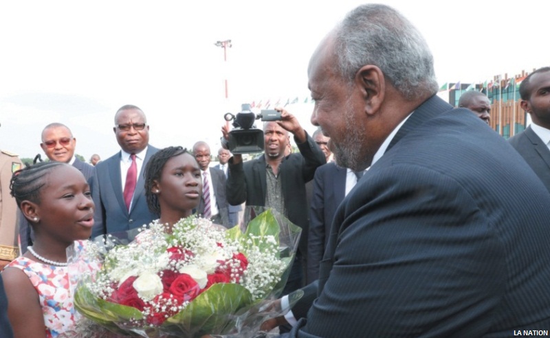 LE PRÉSIDENT ISMAÏL OMAR GUELLEH À BRAZZAVILLE, EN RÉPUBLIQUE DE CONGO