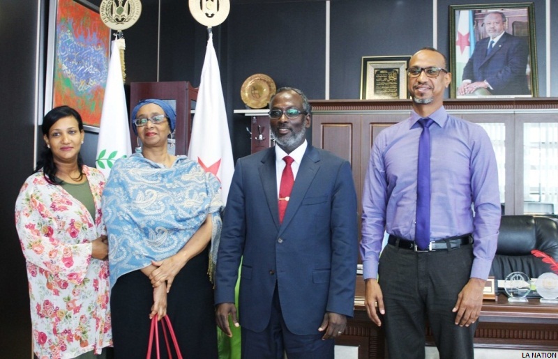 Le président de l’assemblée nationale a reçu une délégation du bureau du FNUAP-Djibouti