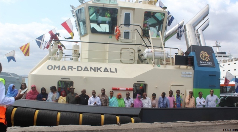 Renforcement des capacités des ports de Djibouti : Le remorqueur ‘‘Omar Dankali’’ rejoint la flotte existante