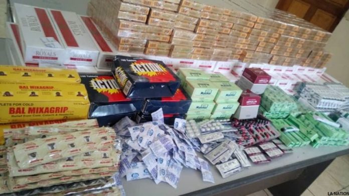 Arrestation de plusieurs produits de contreband