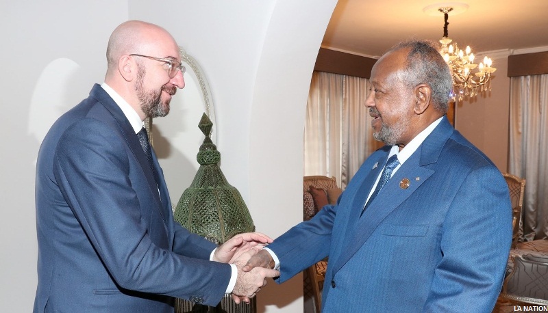 Rencontres bilatérales : Entrevue entre le Président Guelleh et Charles Michel