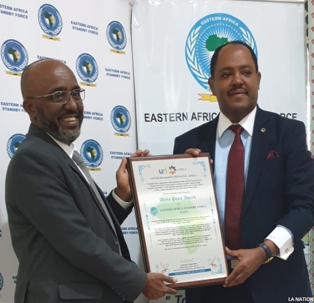 L'EASF reçoit le prestigieux prix « Africa Peace Award »