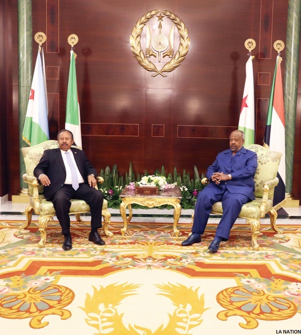 VISITE OFFICIELLE DU PREMIER MINISTRE SOUDANAIS À DJIBOUTI