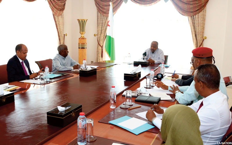 COVID-19 ; Réunion de concertation au Palais de la République