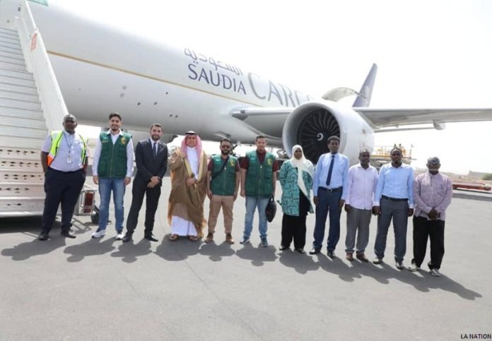 Don saoudien réceptionné à l’aéroport