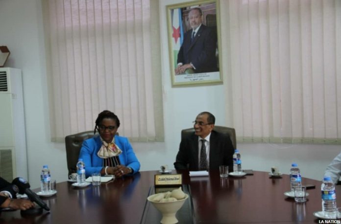 Entrevue entre Dr Nabil Mohamed Ahmed et Mme Adeline Djeutie (2) copy
