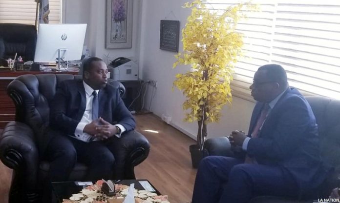 Le ministre de l’énergie reçoit l’ambassadeur du Kenya
