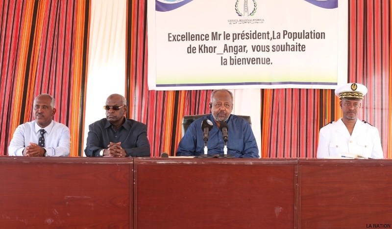 Le président Guelleh à Khor Angar, ultime étape de sa tournée dans les régions de l’intérieur