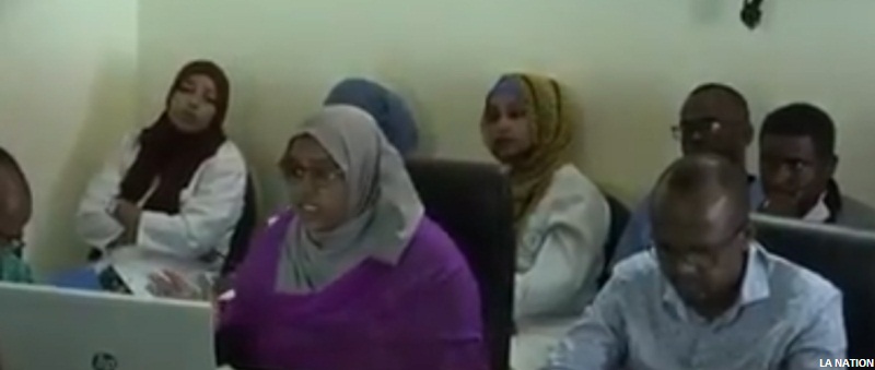 Reunion d'information à l'hôpital Cheicko