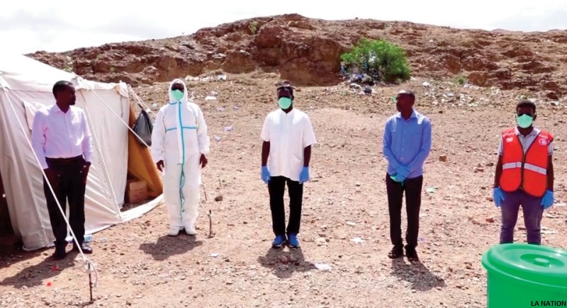 Combat contre le coronavirus à Ali-Sabieh : Le croissant rouge local épaule les agents de santé publique