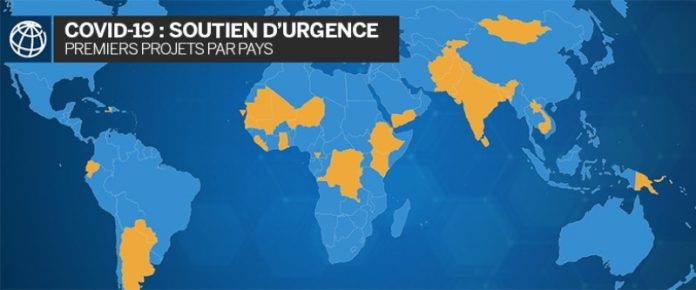 Covid-19 le Groupe de la Banque mondiale se mobilise rapidement pour aider les pays en développement à affronter la pandémie de coronavirus