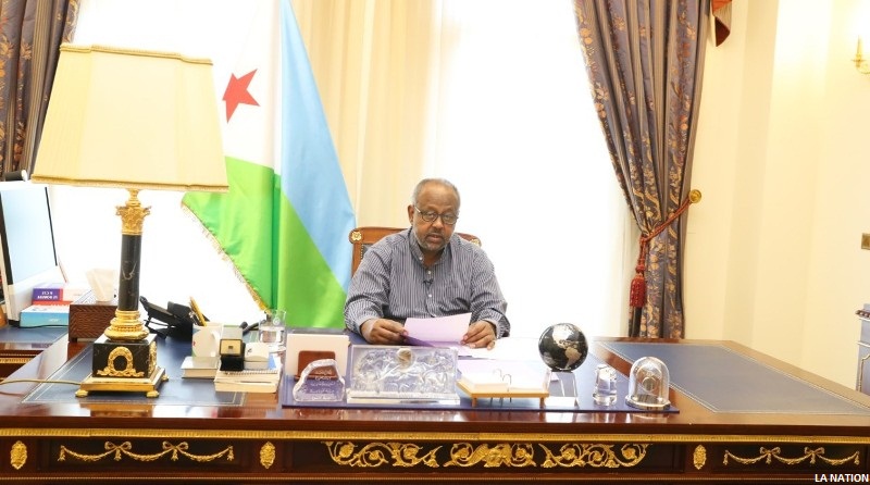 LA PROGRESSION DES NOUVEAUX CAS SEMBLE PREOCCUPANTE ET NOUS OBLIGE DE RELEVER LE NIVEAU DE LA RIPOSTE ISMAÏL OMAR GUELLEH, PRESIDENT DE LA REPUBLIQUE