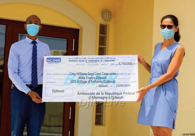 L'ambassade d’Allemagne à Djibouti prend part à l’élan de solidarité en faveur des plus démunis
