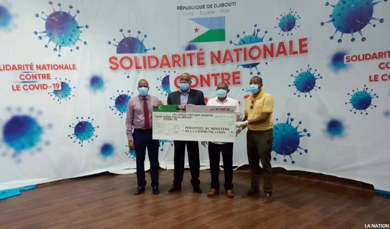 Le ministère de la Communication participe à l’élan de solidarité