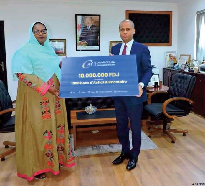 MASS CAC Bank international Don de 1000 bons alimentaires d’une valeur de 10 millions FD