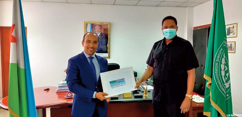 Manifestation de solidarité du personnel de l'IGAD dans la lutte contre COVID-19