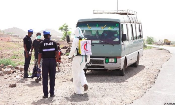 Ali-Sabieh la gare routière des bus aux premières heures du déconfinement (1)