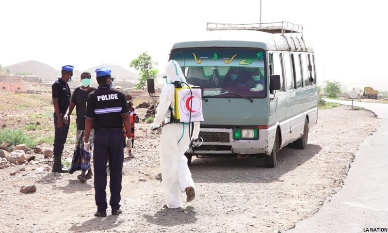 Ali-Sabieh : la gare routière des bus aux premières heures du déconfinement
