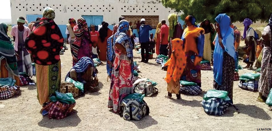 Des vêtements, des kits d’hygiène et des moustiquaires pour les populations vulnérables des régions de l’intérieur