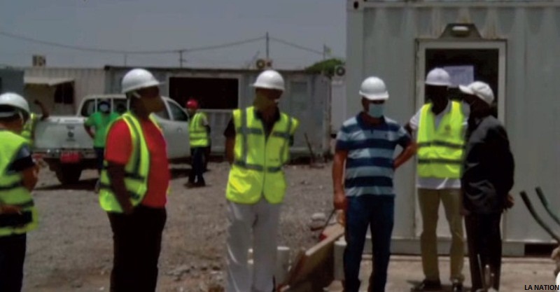 Le Premier ministre sur le terrain pour inspecter l’application des mesures sanitaires sur les chantiers du BTP