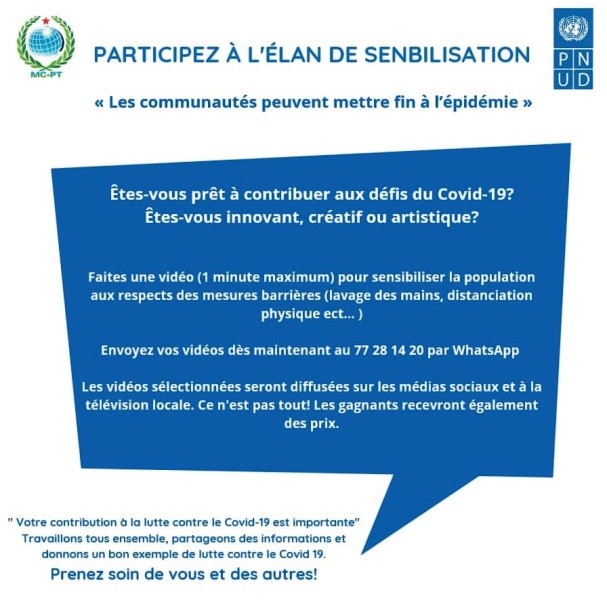 Participer à l’élan de sensibilisation contre le Covid-19