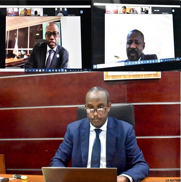 Radwan Abdillahi Bahdon participe à une réunion extraordinaire du conseil des ministres en charge des TIC de l’Alliance Smart Africa