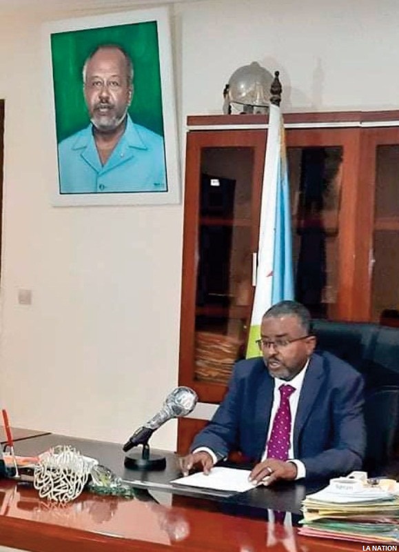 Moumin Ahmed Cheikh ministre de l’intérieur Célébration de la journée des réfugiés