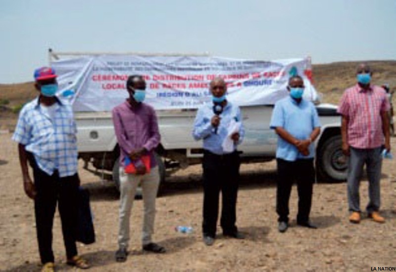 Région d’Ali-Sabieh : Don de cheptels à Daasbiyo et à Dourreh