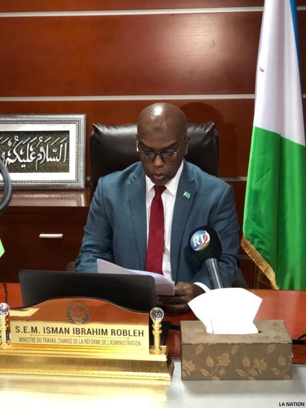 Isman Ibrahim Robleh participe au panel 4 « Reconstruire en mieux » (2)