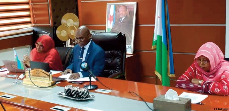 Isman Ibrahim Robleh prend part  à une réunion virtuelle des mandants tripartites de l’OIT de la région Afrique