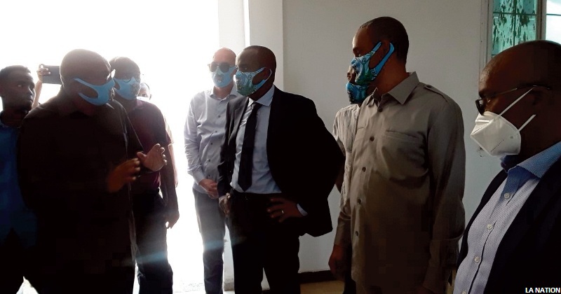 Ali Hassan Bahdon visite l'académie de football de Douda