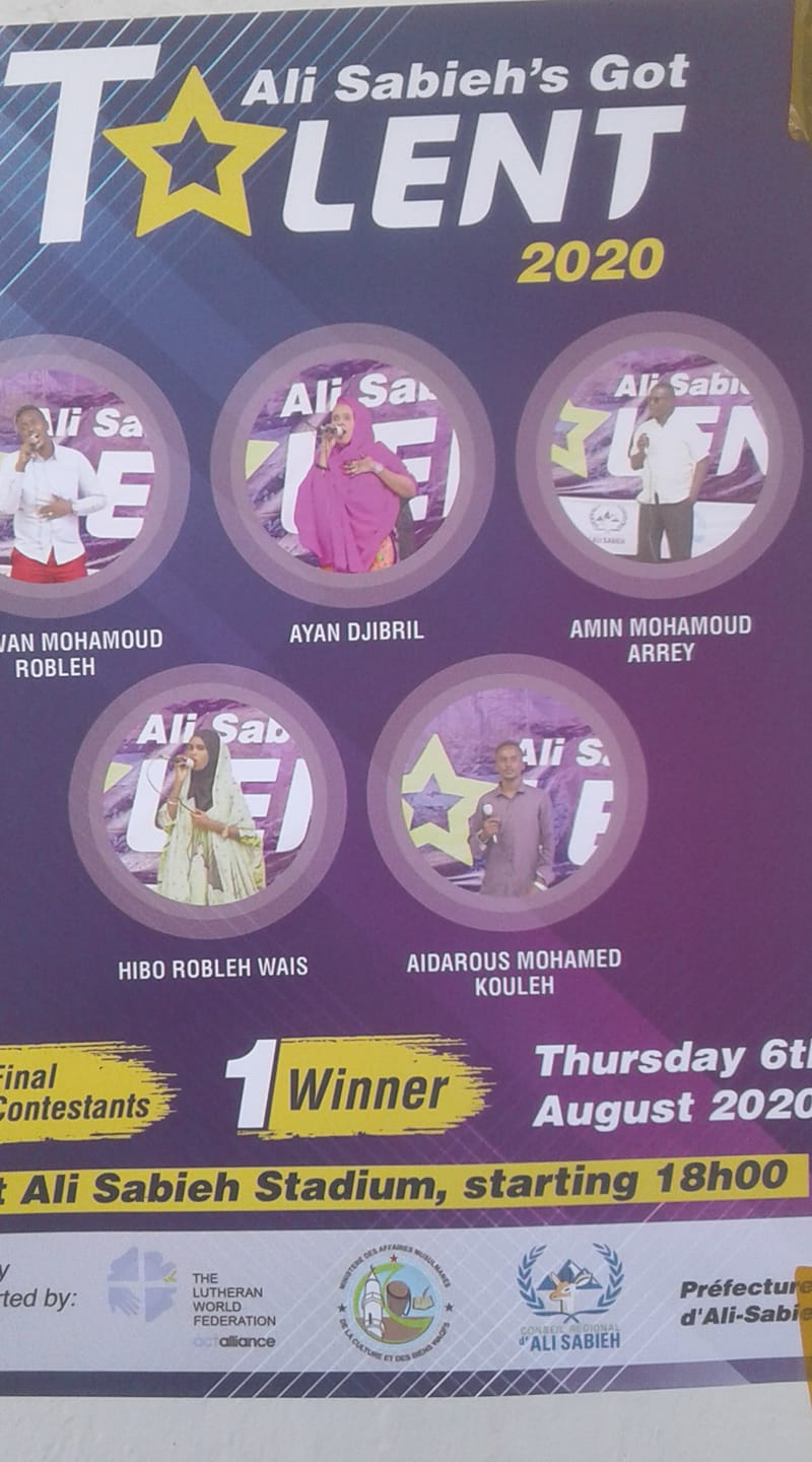 Le Show de la finale du grand concours régional de chants des jeunes talents Arrey 2020 à Ali-Sabieh