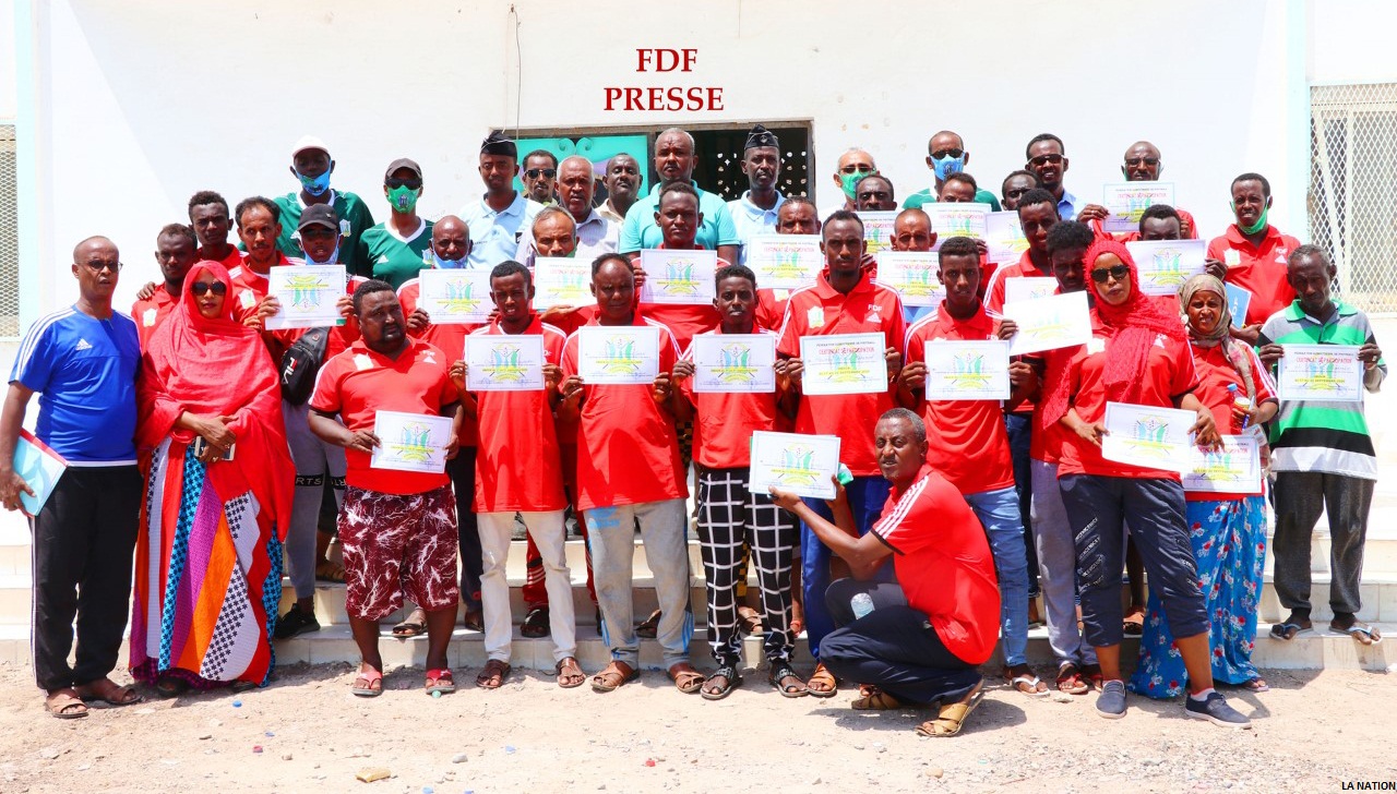 Fédération Djiboutienne de Football : Clôture du stage de formation des Arbitres et des Entraîneurs de la région d’Obock