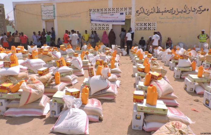 Distribution de 1000 masques et de 105 lots de vivres pour les familles vulnérables de Balbala (1)