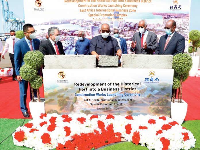 Le Président de la République donne le coup d’envoi des travaux de construction d’une nouvelle Cité d’affaires sur le site de l’ancien Port de Djibouti (2)