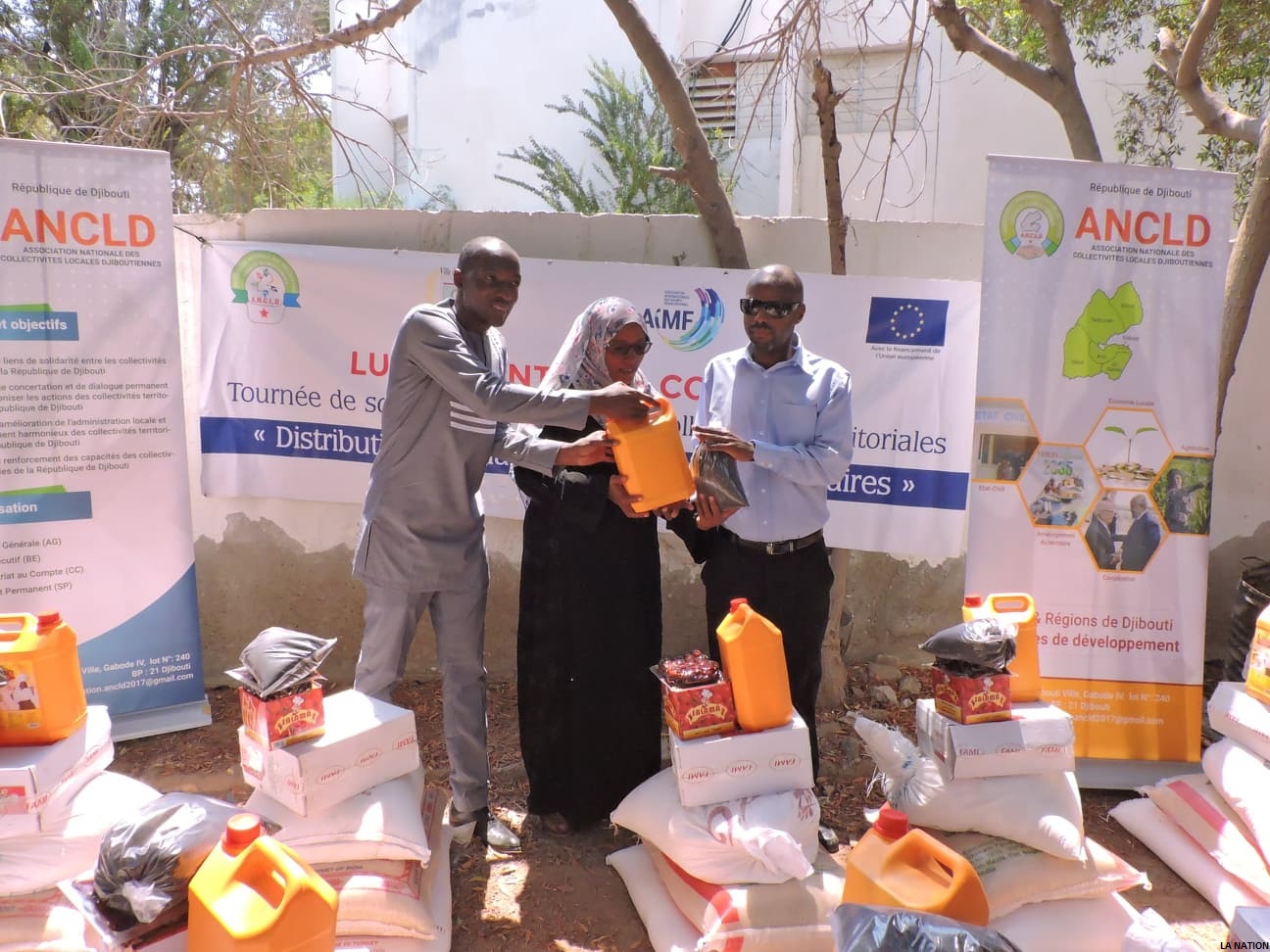 Soutien aux familles impactées par le COVID-19 : L’ANCLD distribue 120 lots de vivres à Ras-Dika