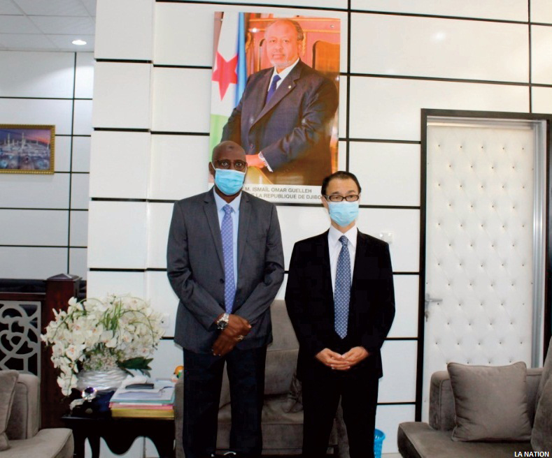 Visite d'adieu de l'ambassadeur du Japon à Djibouti au MENFOP