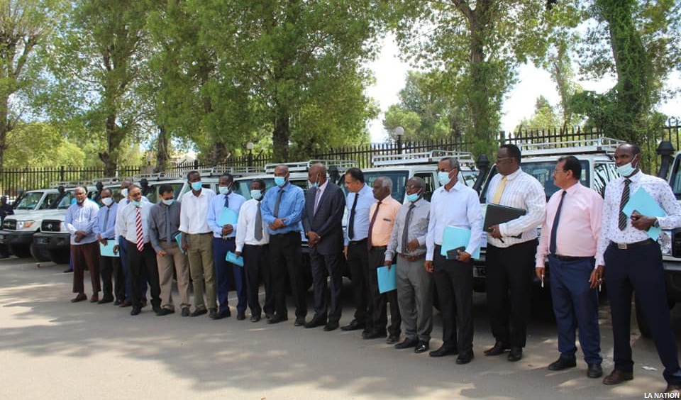 Cérémonie officielle des remises des clés de véhicules pour les inspecteurs