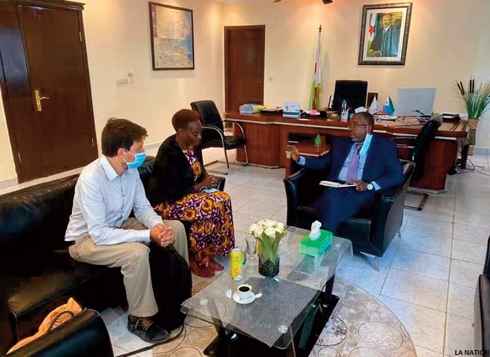 Ministère de l’intérieur : La nouvelle représentante du PAM, reçu en audience par Moumin Ahmed Cheikh