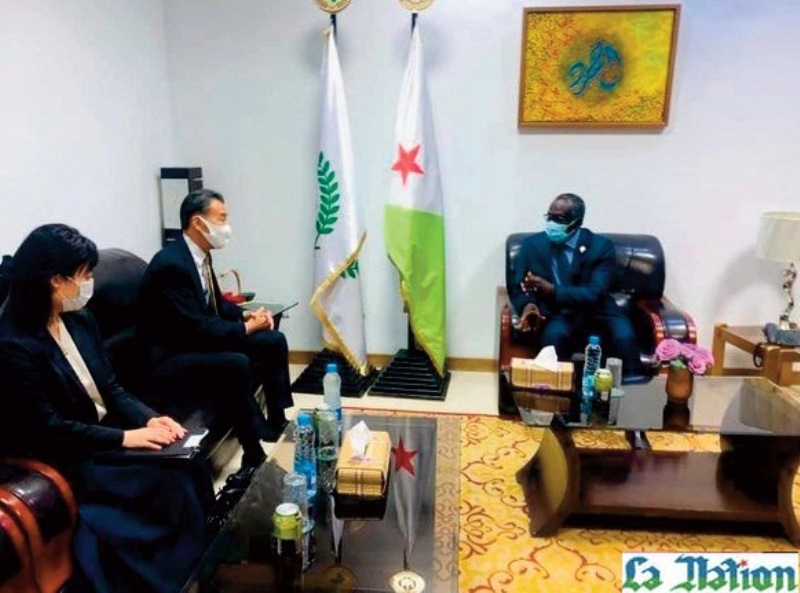 Le Président de l’Assemblée nationale reçoit le nouvel ambassadeur du Japon à Djibouti